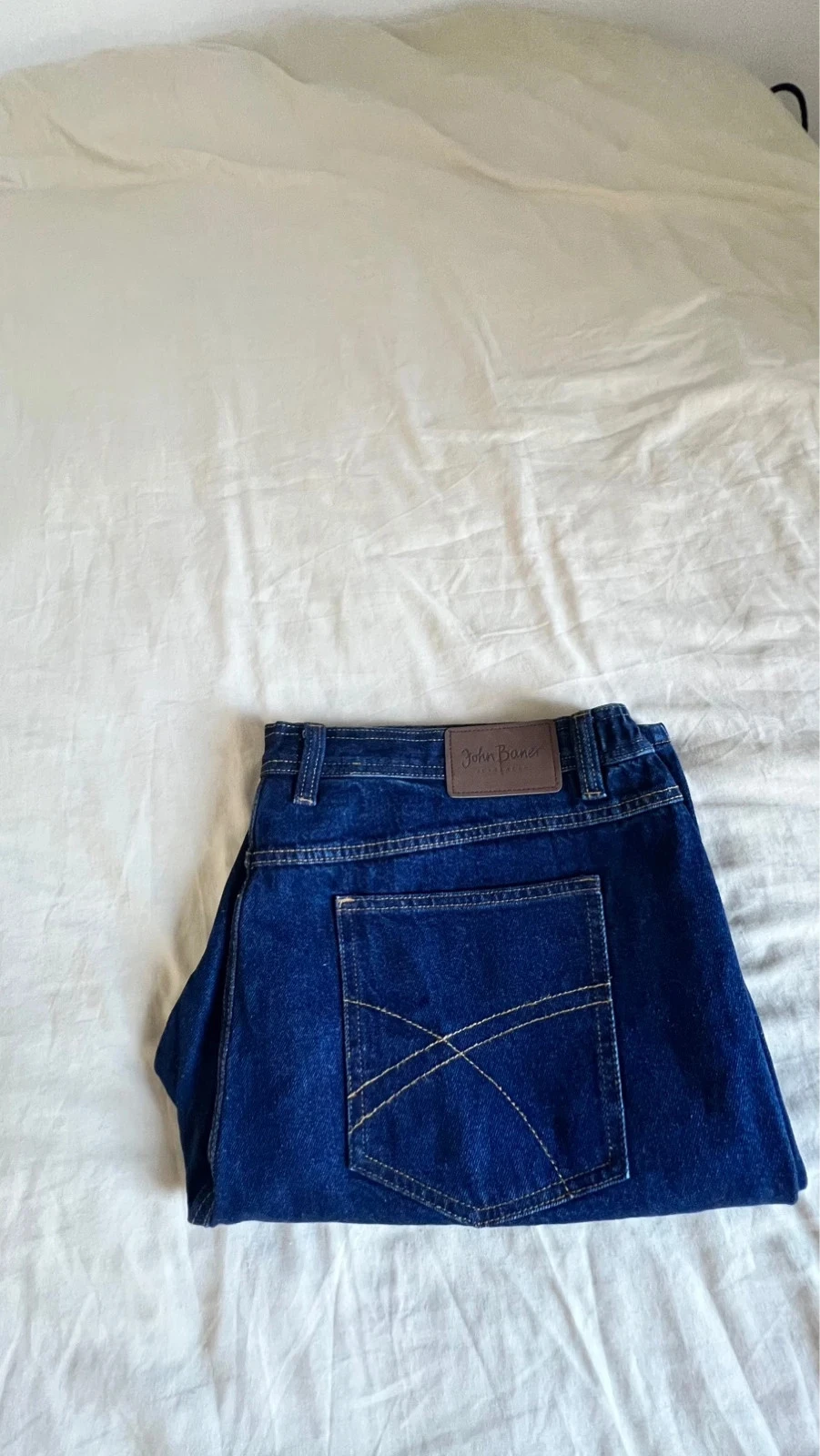 Short de mezclilla azul oscuro. – photo 3